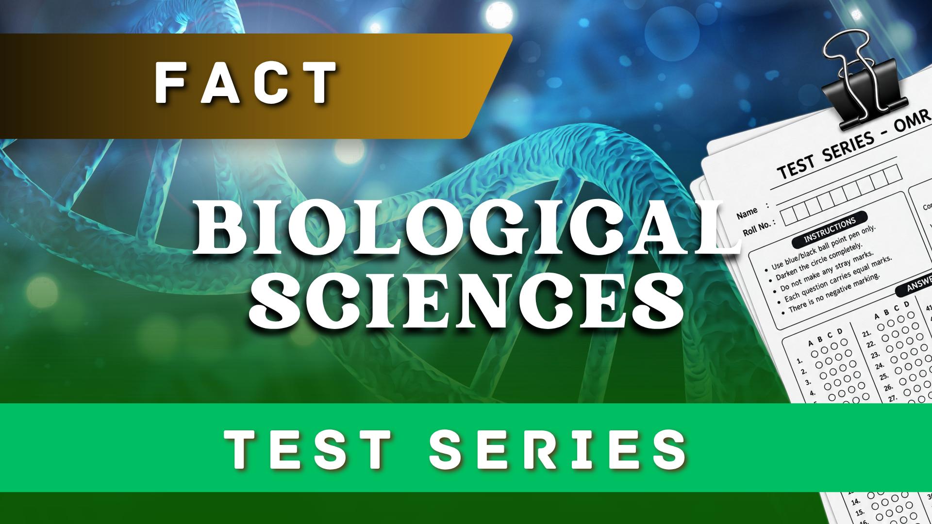 FACT Forensic Biological Sciences Test Series