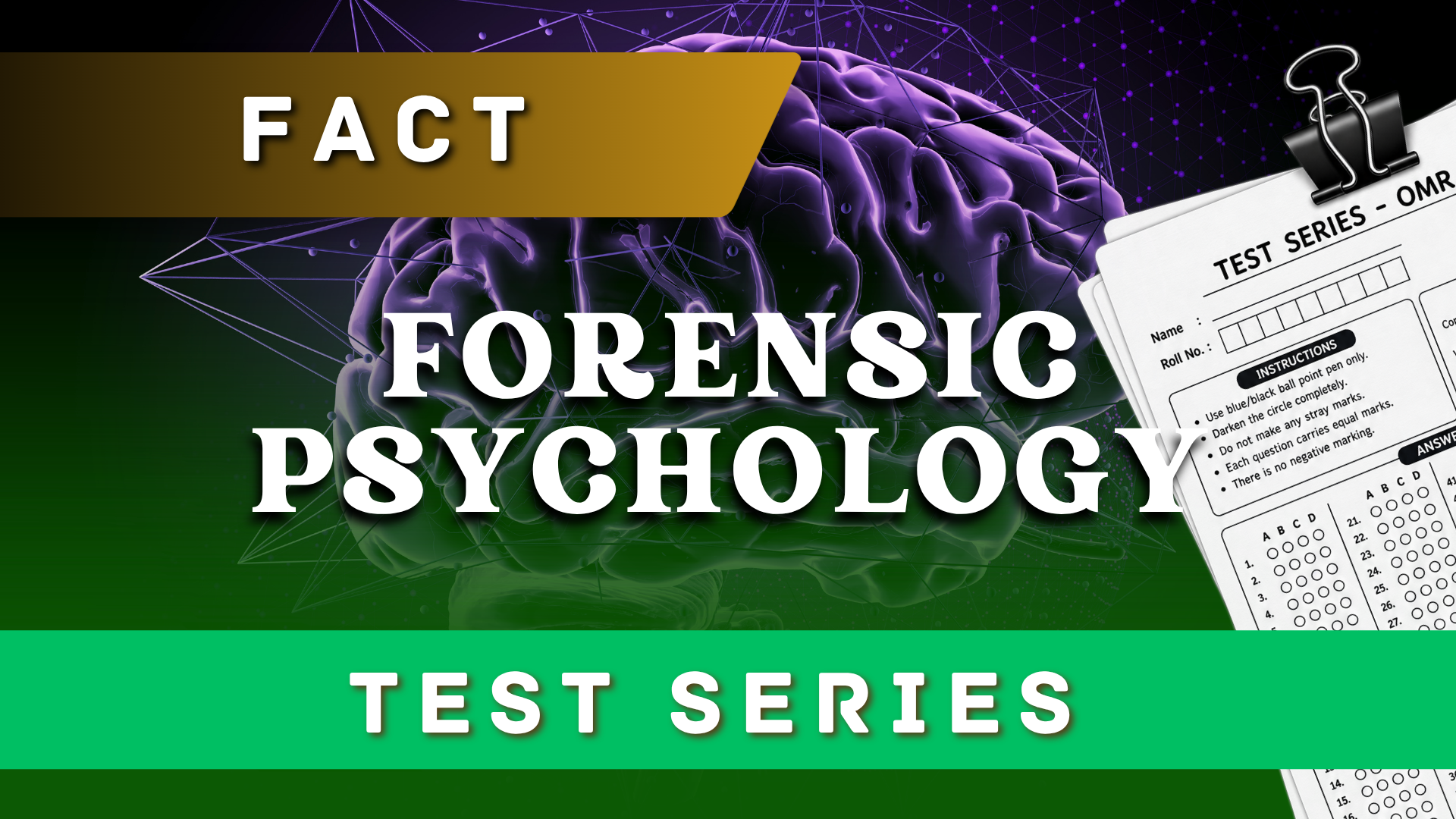 FACT Forensic Psychology​​ Test Series