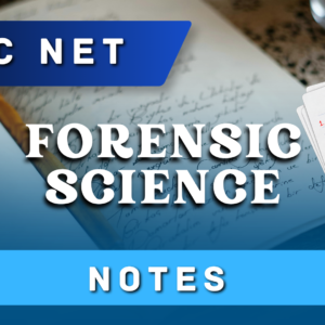 NET Forensic Science Notes