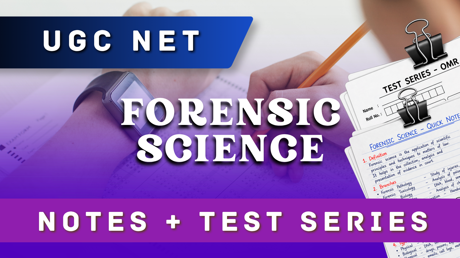 NET Forensic Science Notes & Test Series